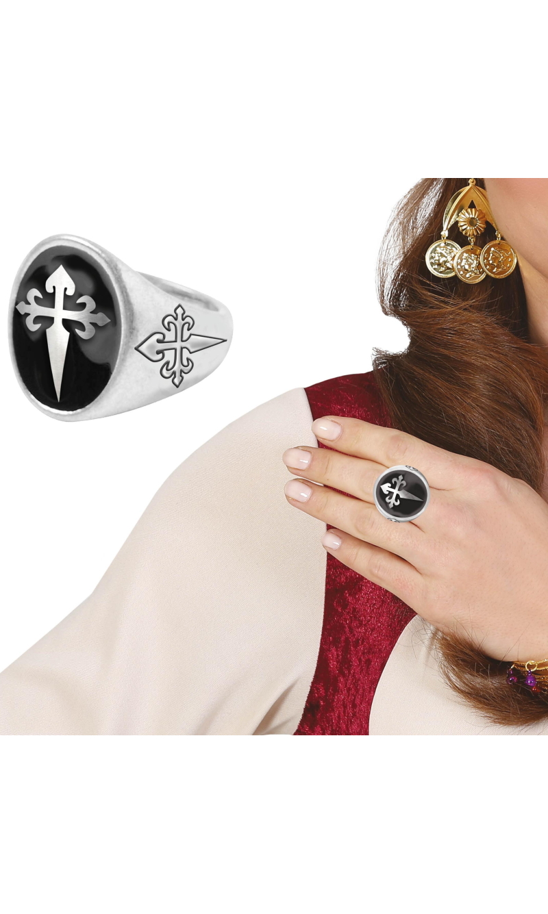 Halloween Cross Ring