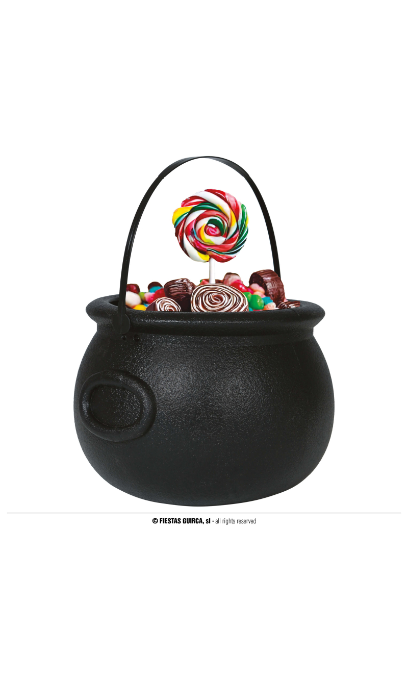 Halloween Witch Cauldron -16x20cm