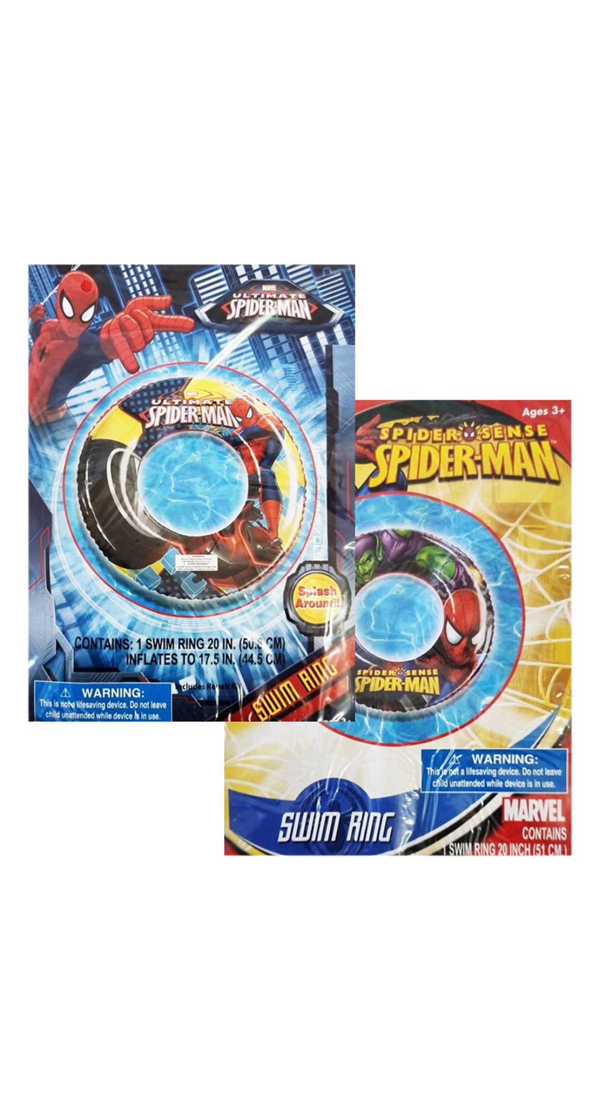 Inflatable Swim Ring Marvel Ultimate Spider-Man (Assorted Design) - For Age 3+ Years