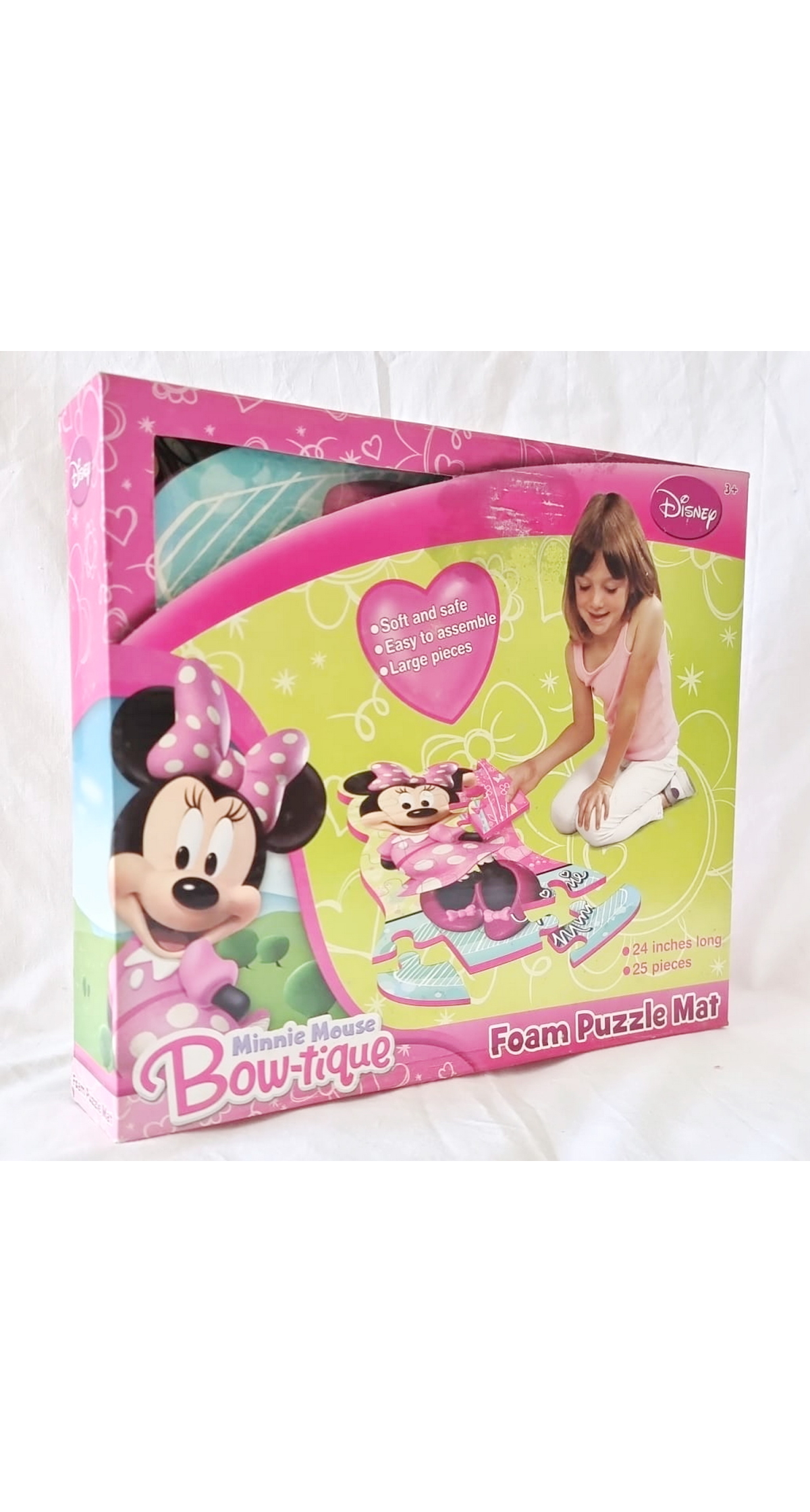 Disney Minnie Mouse Bow-tique Foam Puzzle Mat 25pcs - For Age 3+ Years