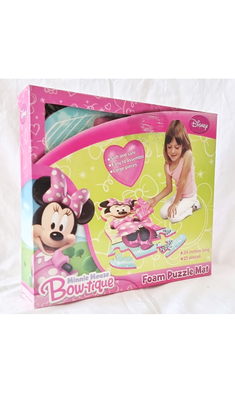 Disney Minnie Mouse Bow-tique Foam Puzzle Mat 25pcs - For Age 3+ Years