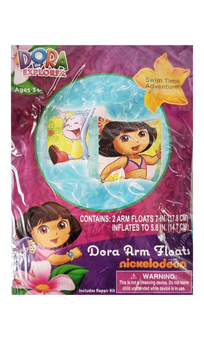 Dora The Explorer Inflatable Arm Bands 17.8cm - For Age 3+ Years