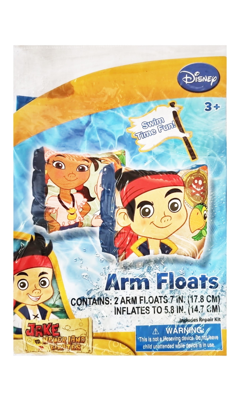 Disney Jake and the Never Land Pirates Inflatable Arm Bands 17.8cm - For Age 3+ Years