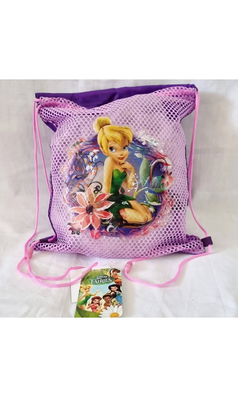 Beach Net Carrier Bag Tinker Bell - 31x26cm