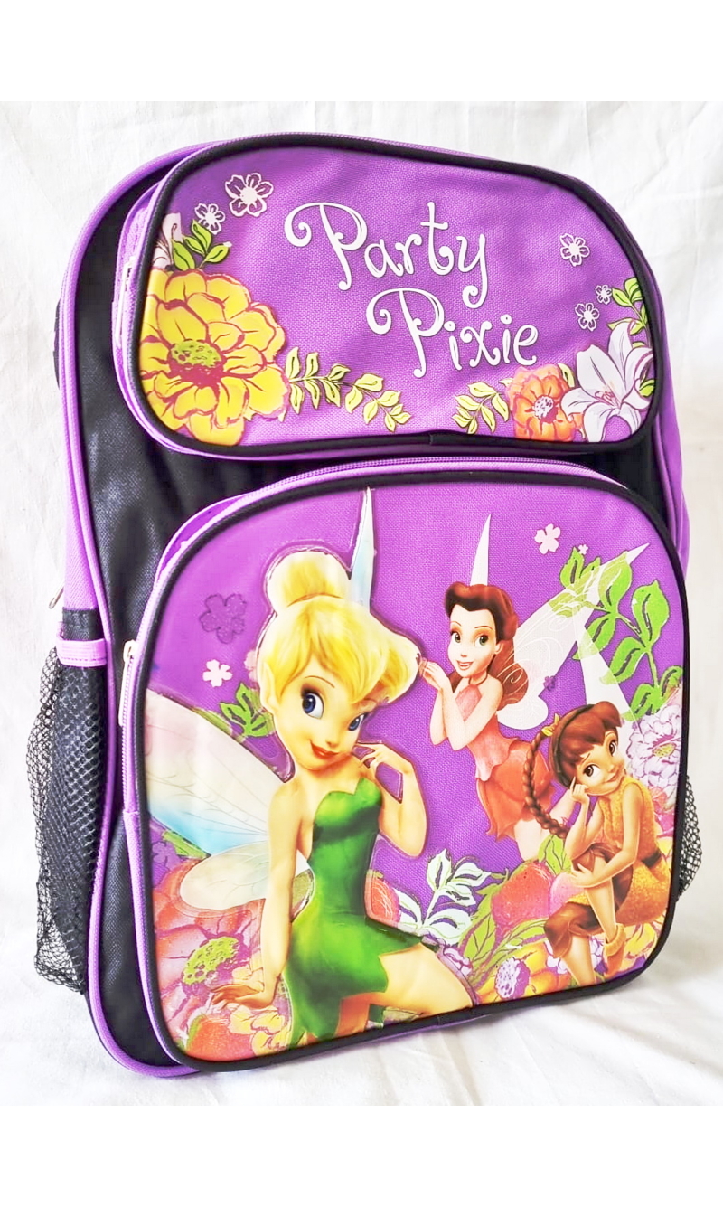 Tinkerbell & Fairies School Backpack â€“ 42x32cm