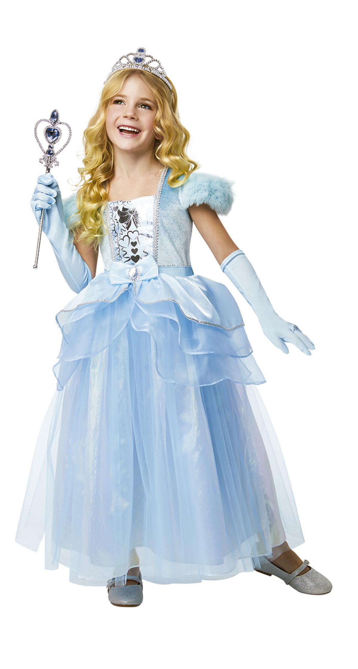 Blue Princess (Cinderella) Costume - Age 7 to 8 Years
