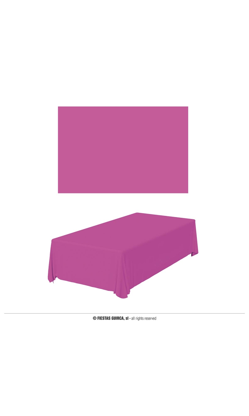 Neon Fuchsia Tablecover - 137x274cm