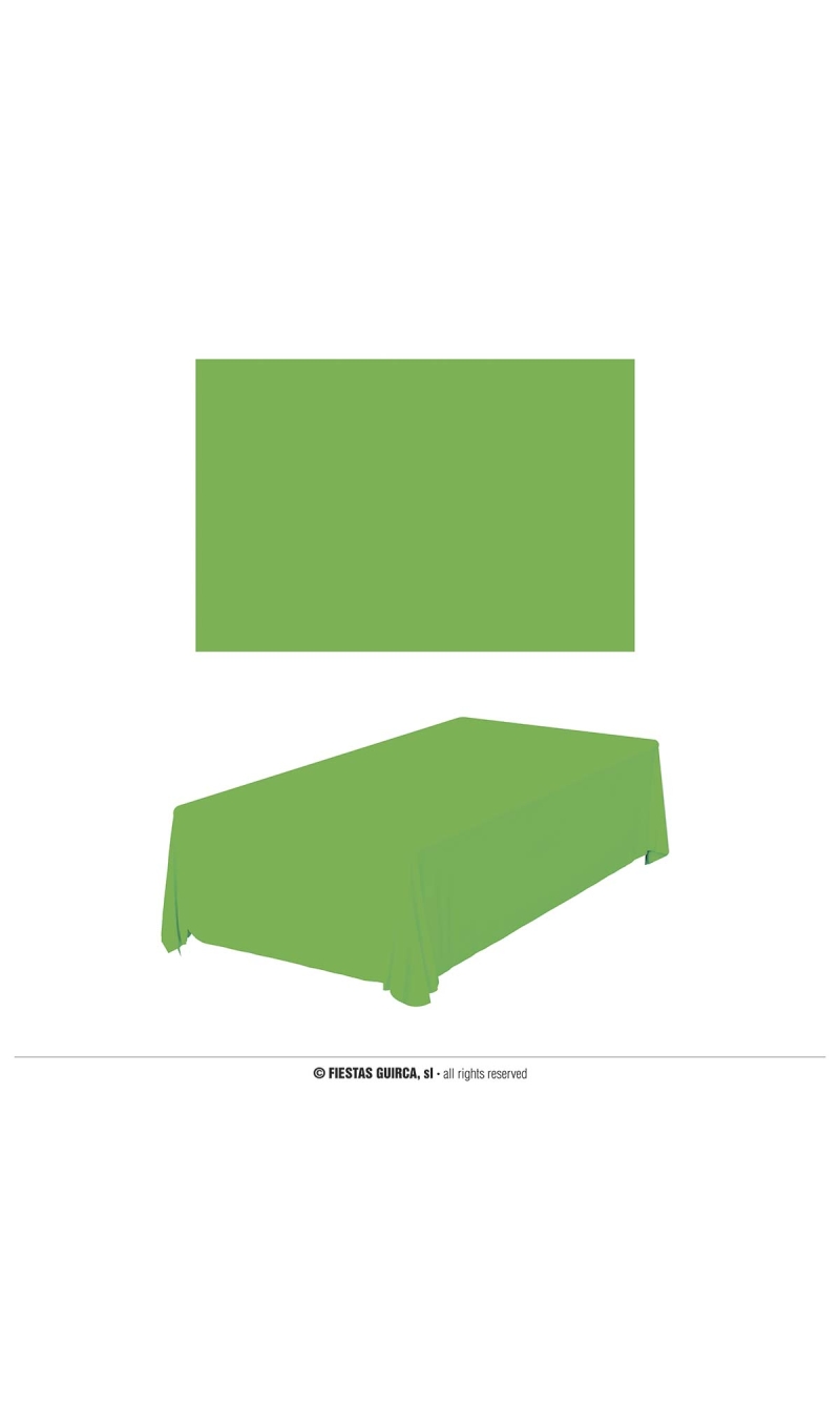 Neon Green Tablecover - 137x274cm