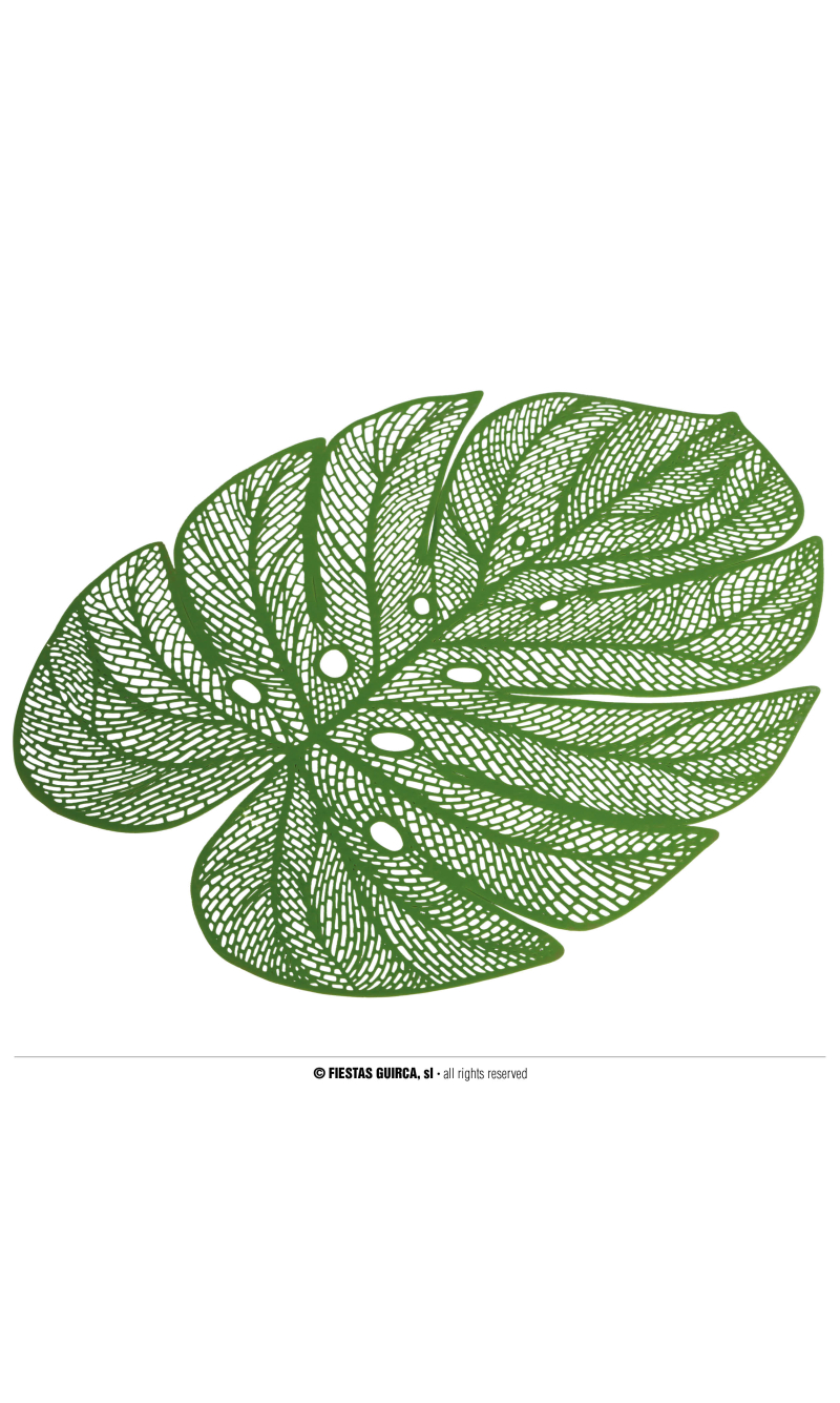 Hawaiian Leaf Placemat - 45cm