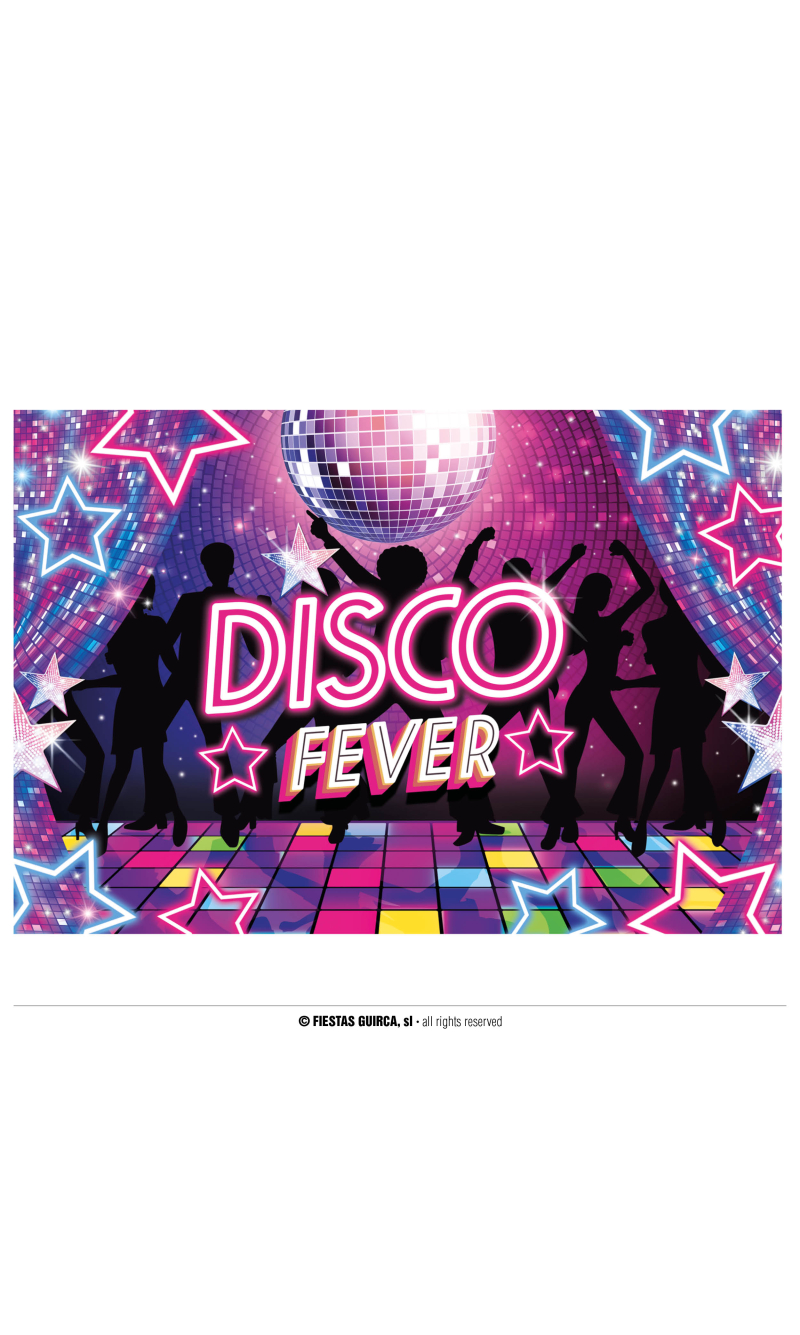 Disco Fever Backdrop - 220x150cm