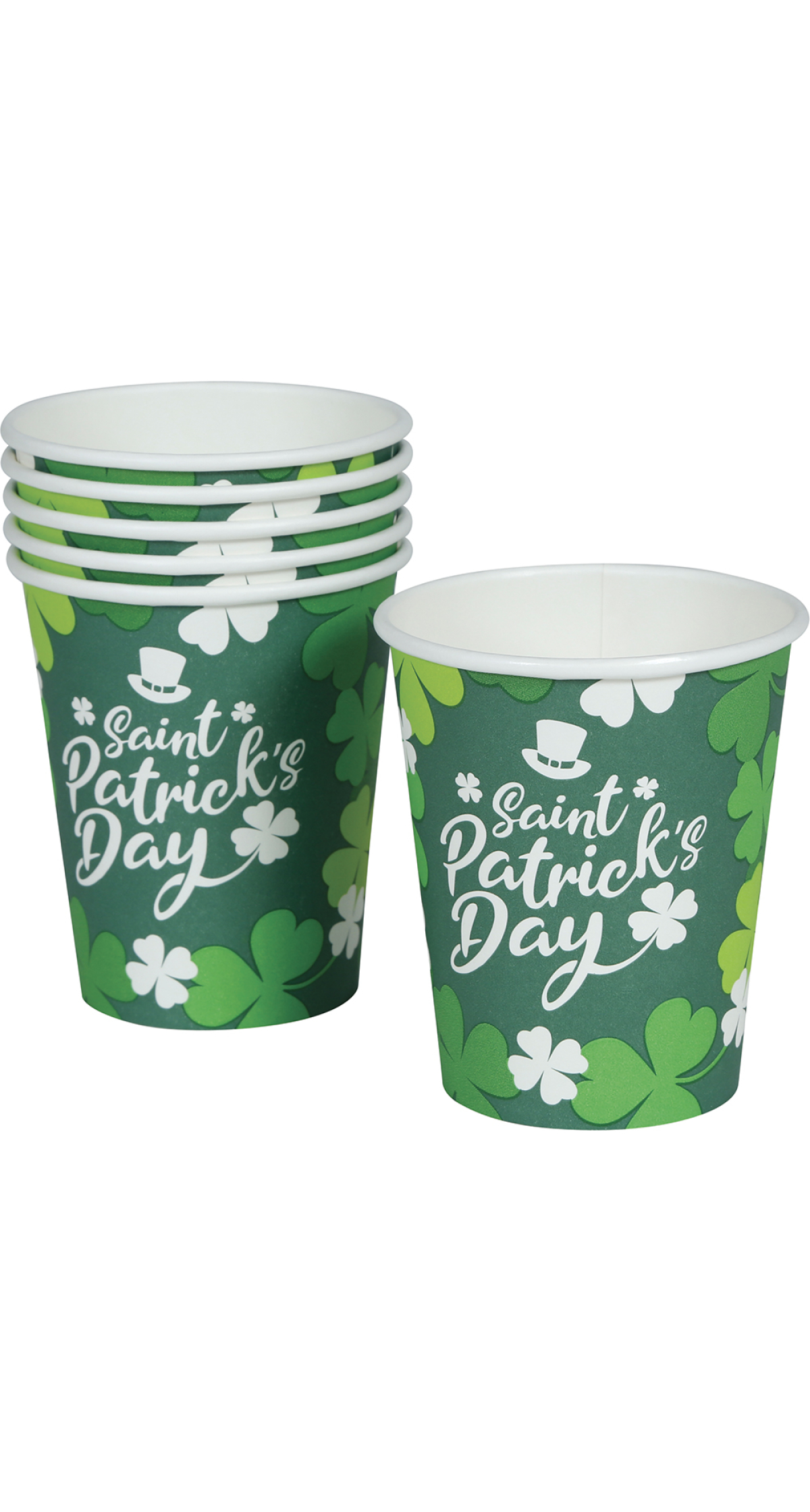 Saint Patrick's Cups 240ml - 6pcs