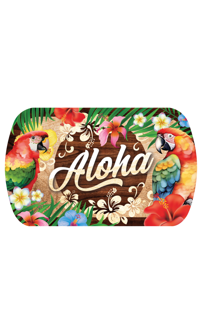 Hawaiian Aloha Summer Plastic Tray - 39x24cm