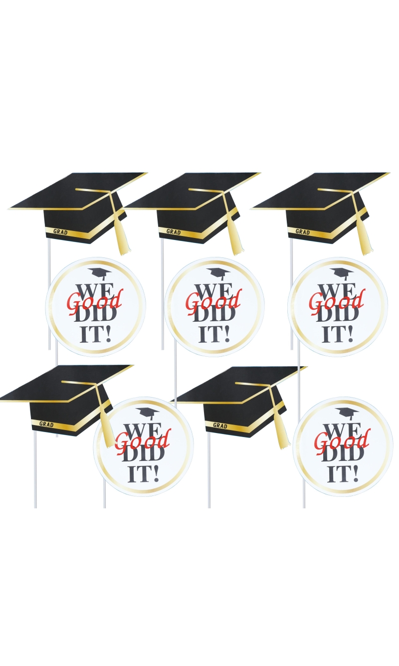 Graduation Assorted Photo Props - 10pcs