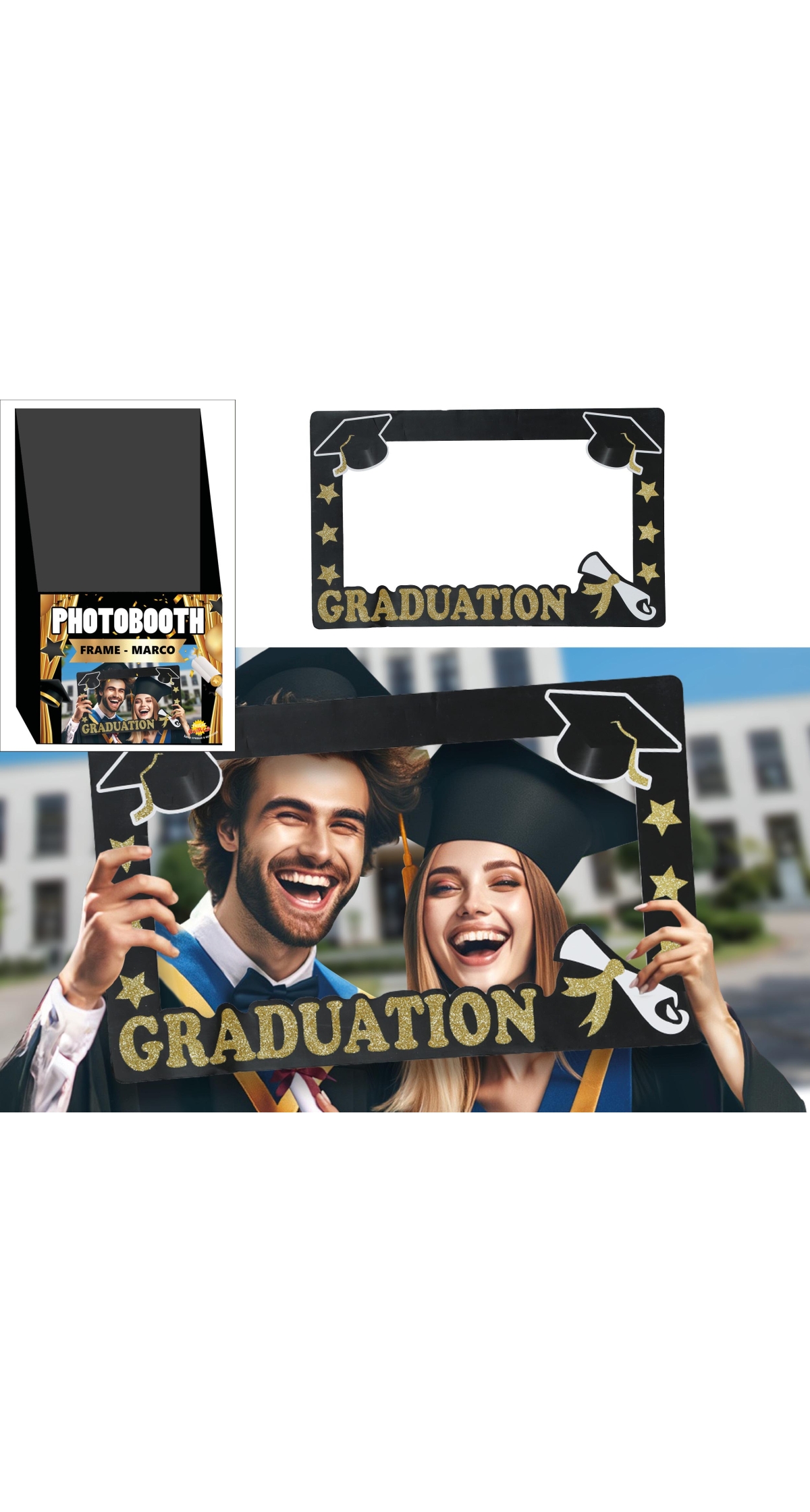 Graduation Photo Props Frame 80x50cm