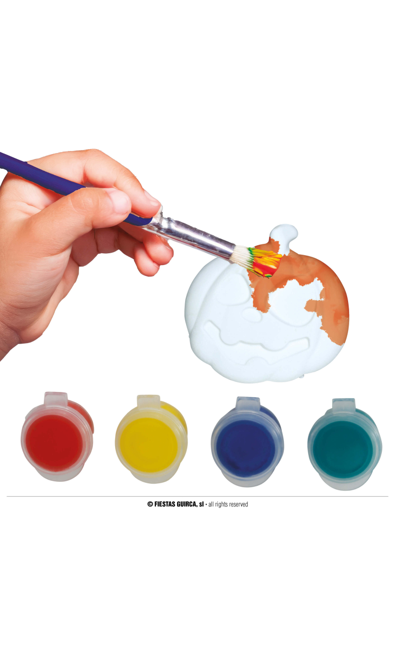 Crafts Pumpkin For Painting (Incl. Paint) 6cm