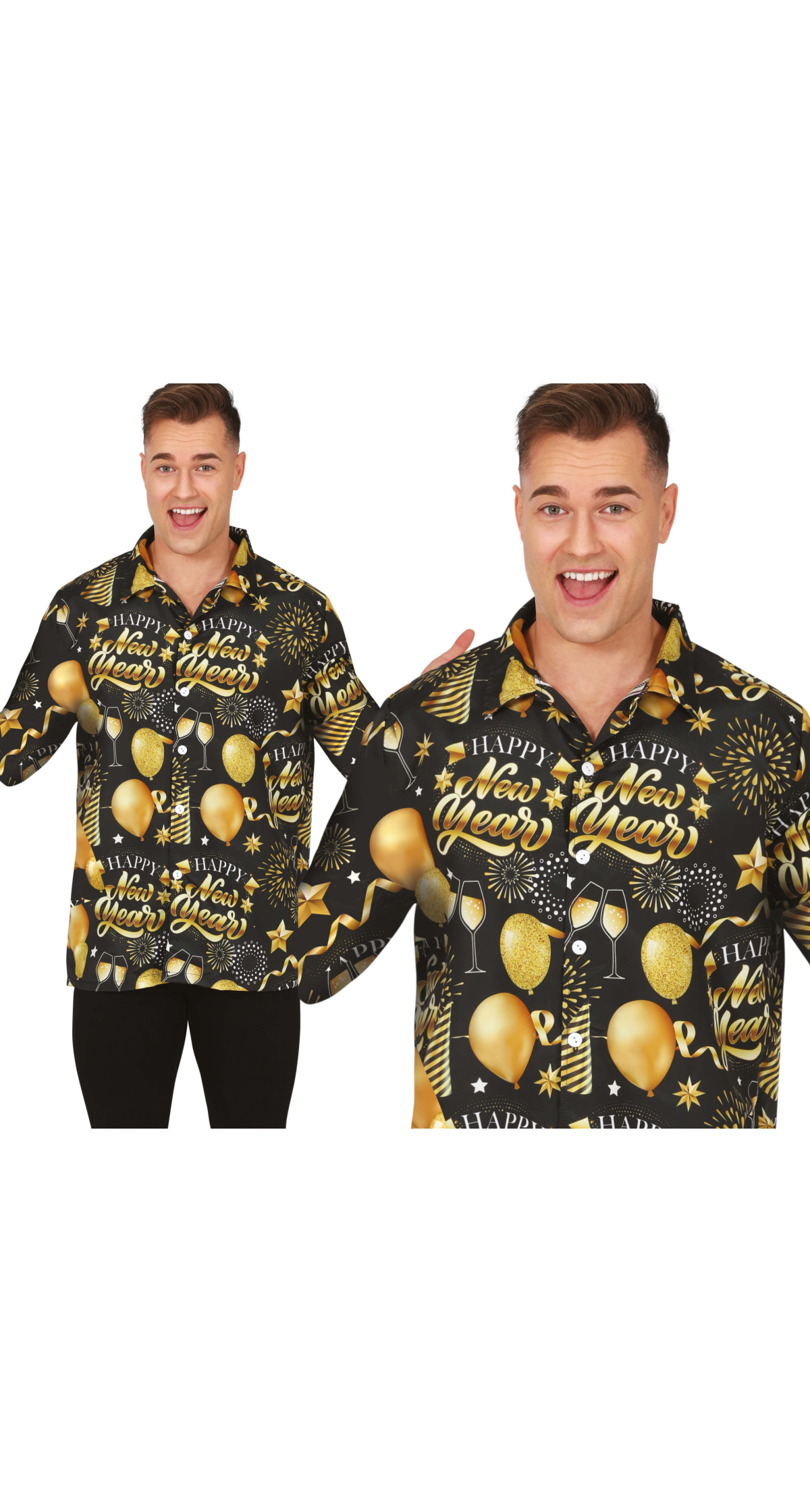 Happy New Year Shirt 48 - 50 (M) - Image 2
