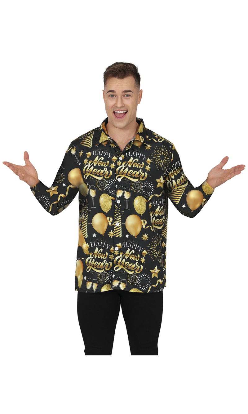 Happy New Year Shirt 48 - 50 (M)