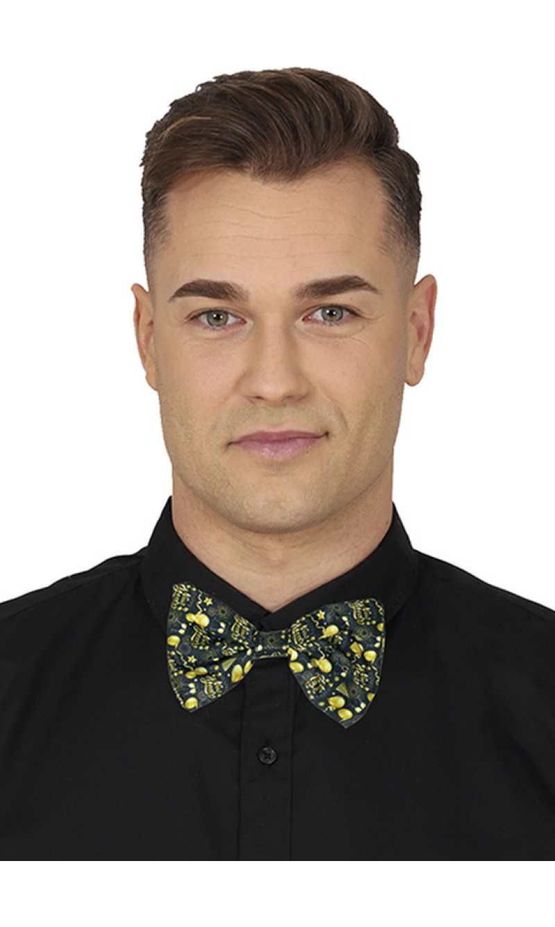 Happy New Year Bow Tie 12cm