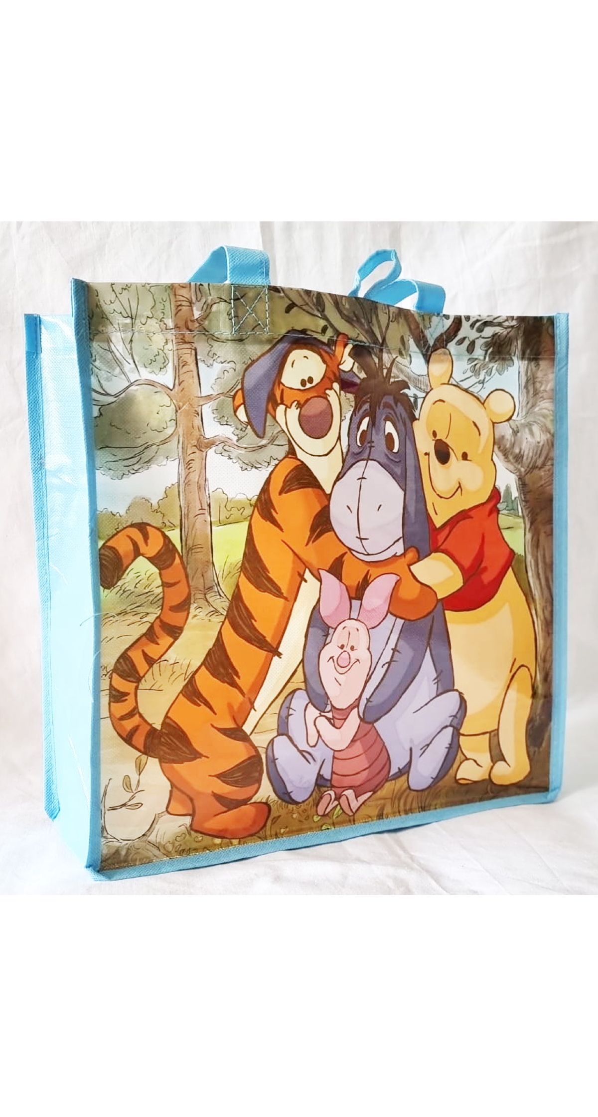 Winnie The Pooh (Assorted Design) Reusable Tote Party Favour / Gift Bag – 34.5x35.5cm - Image 2