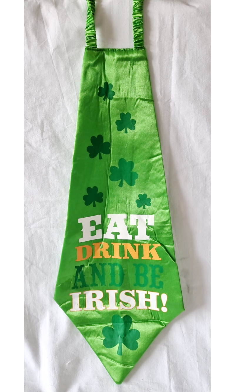 St Patrick's Day Jumbo Tie - 72x21cm