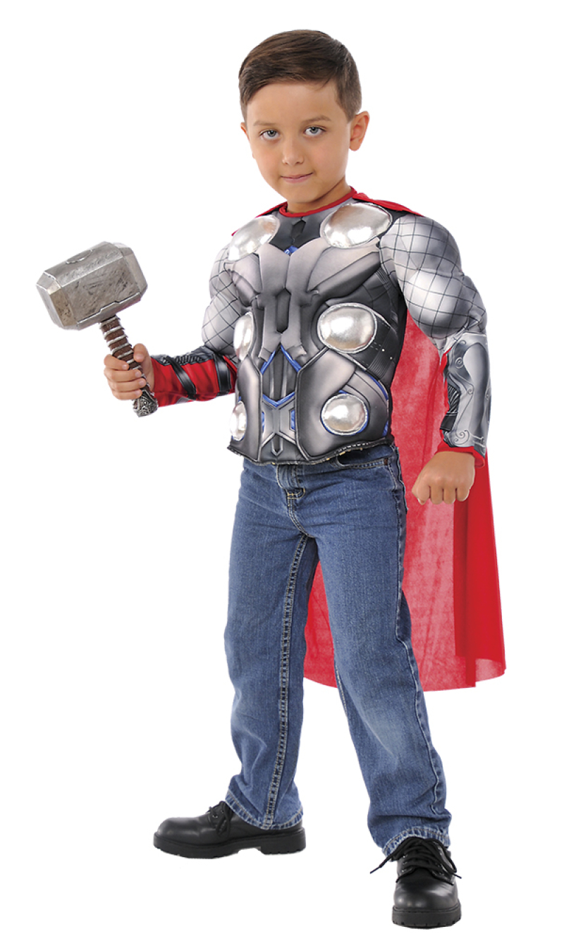 Official Licensed Avengers Thor Costume set - Age 4 to 6 Years
