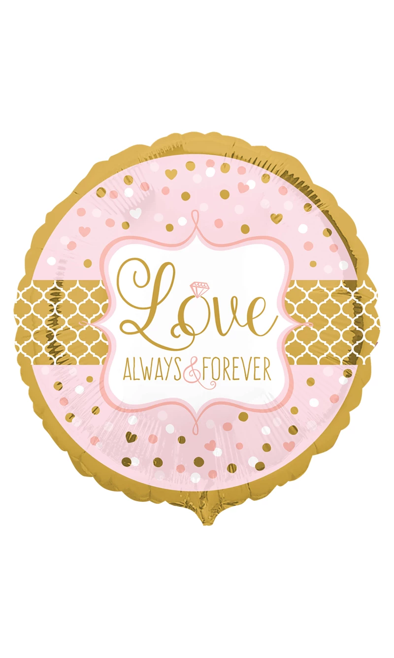 Jumbo Sparkling Wedding Foil Balloon - 71cm x 71cm