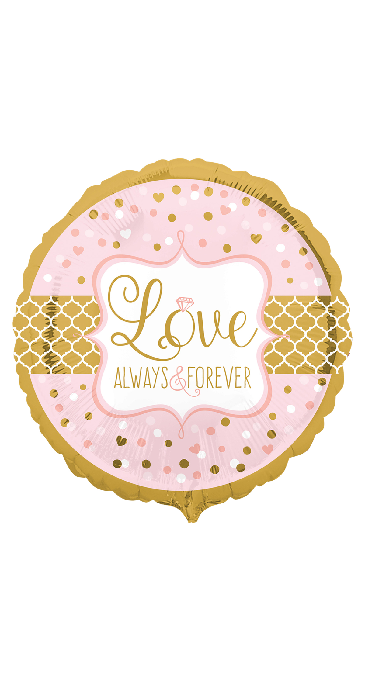 Jumbo Sparkling Wedding Foil Balloon - 71cm x 71cm
