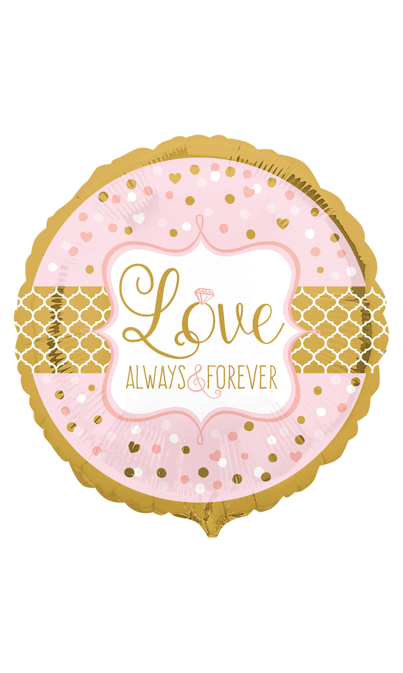 Jumbo Sparkling Wedding Foil Balloon - 71cm x 71cm