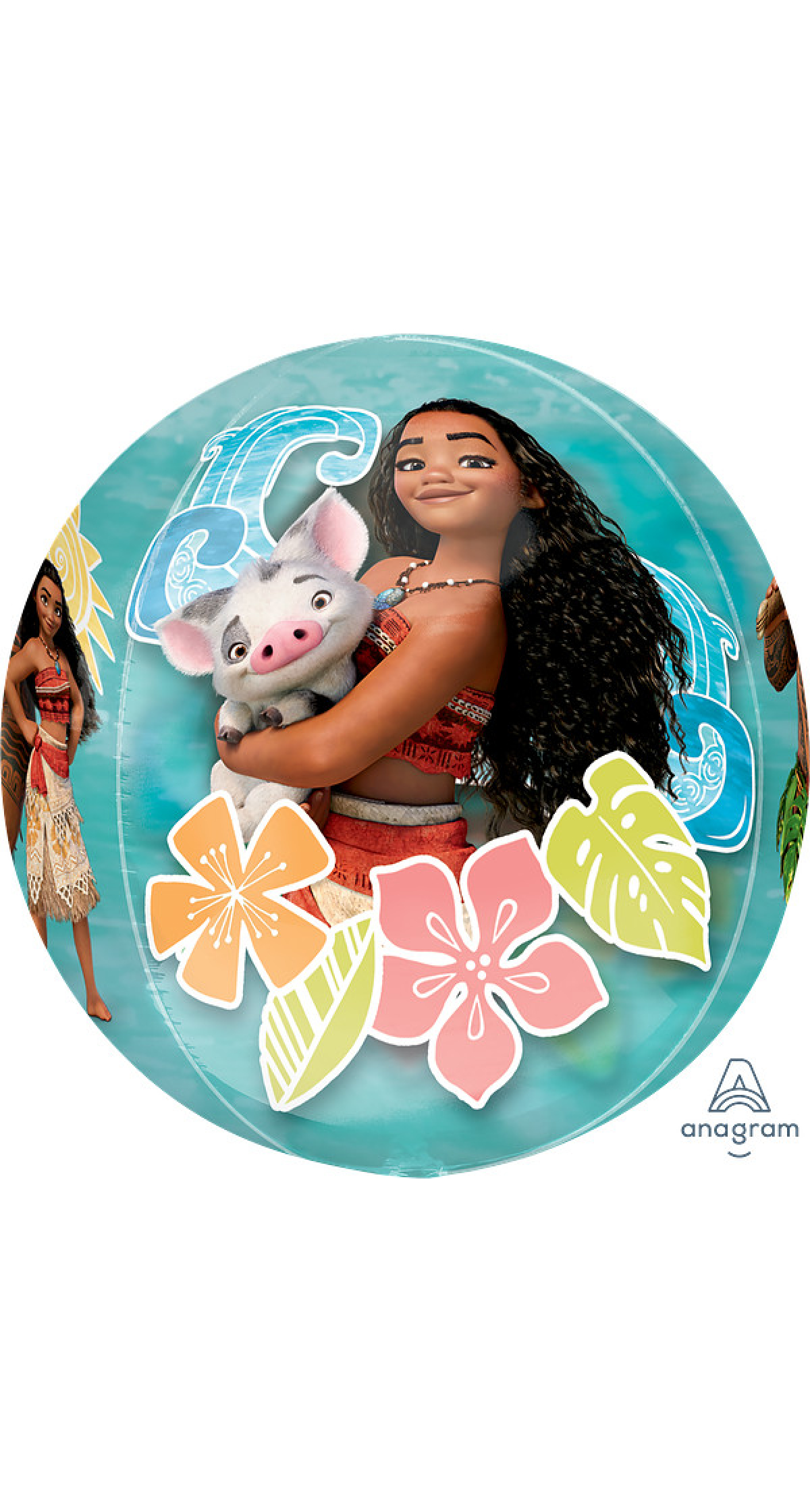 Moana Orbz Foil Balloon - 38 x 40cm