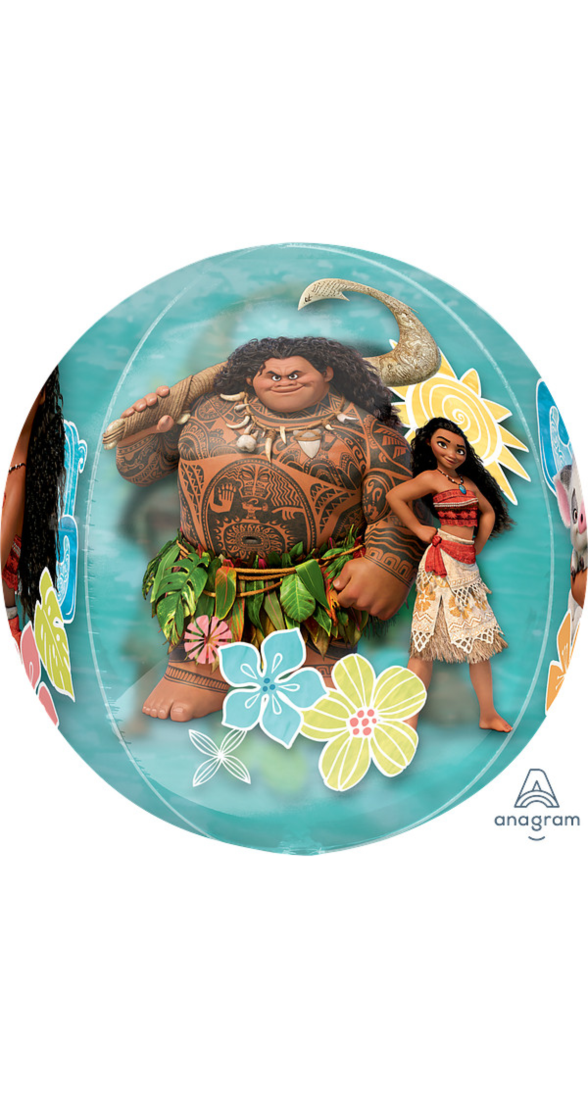 Moana Orbz Foil Balloon - 38 x 40cm - Image 2
