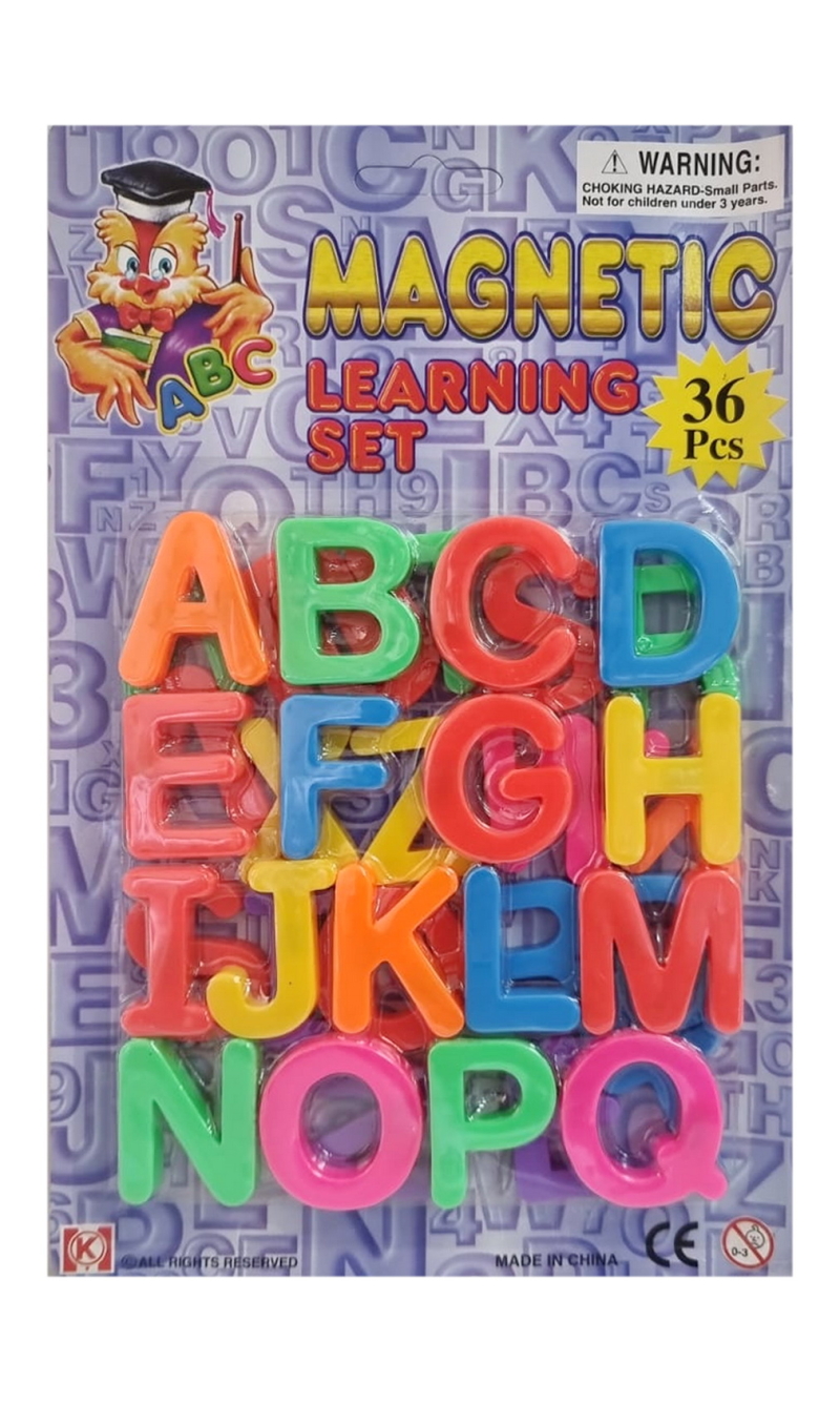 Magnetic Letters/Numbers (Assorted) Learning Set 3.5cm - 36pcs