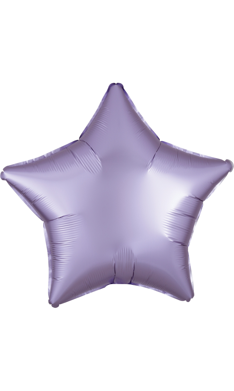 Satin Luxe Pastel Lilac Star Standard Star Foil Balloon 18" (45cm)