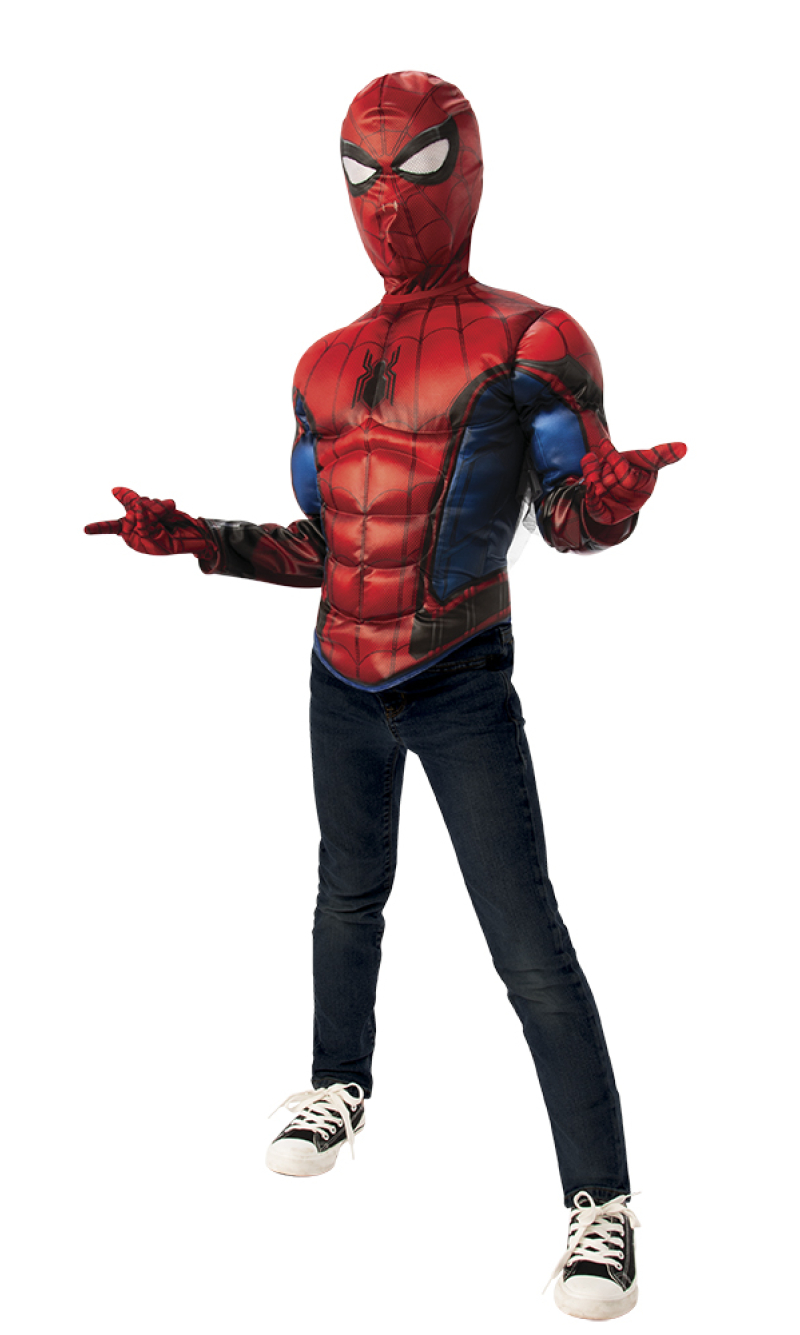 Official Licensed Spiderman Costume Set - Age 5 to 8 Years