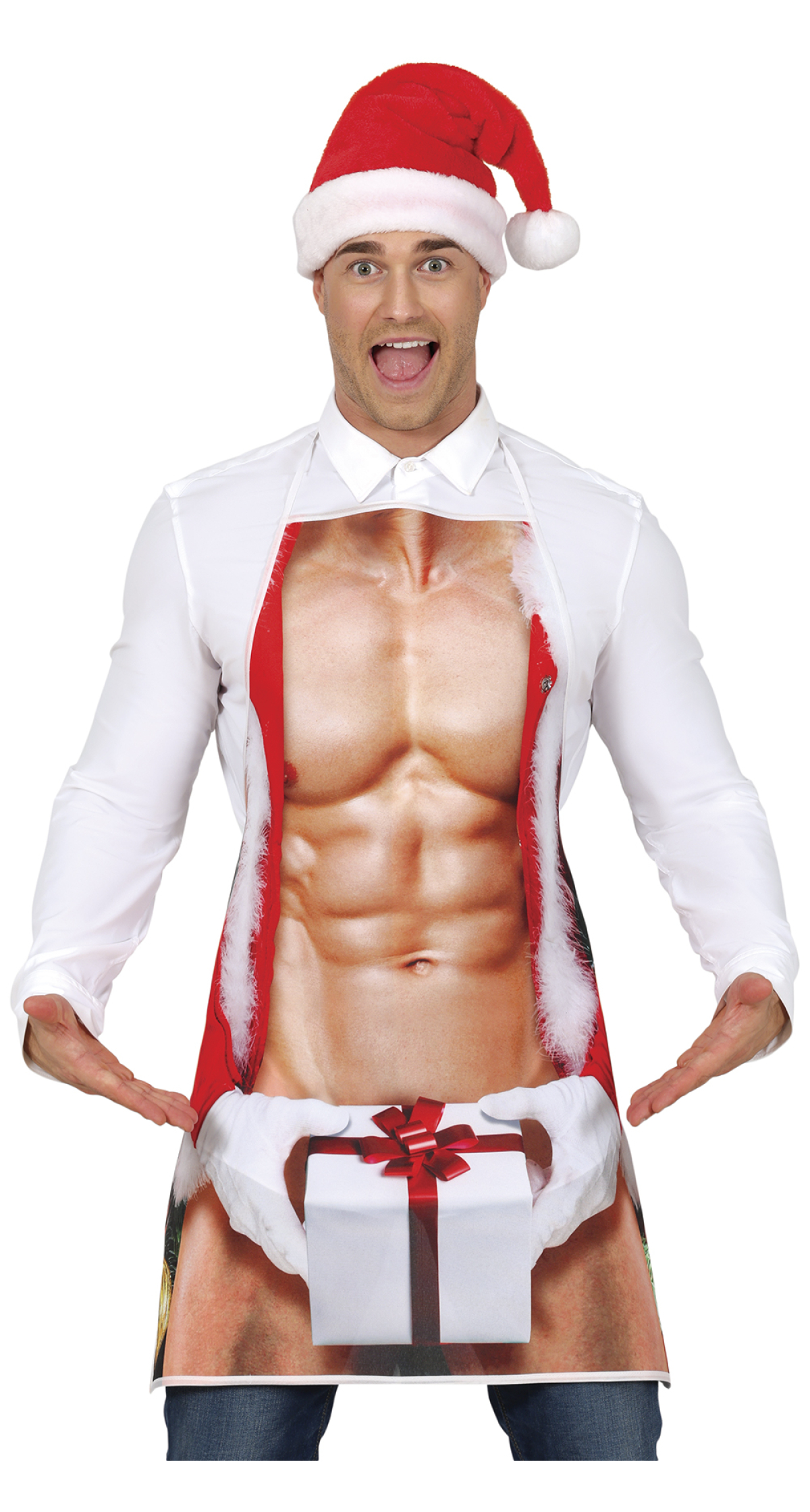Christmas Sexy Santa Apron - Adult One Size