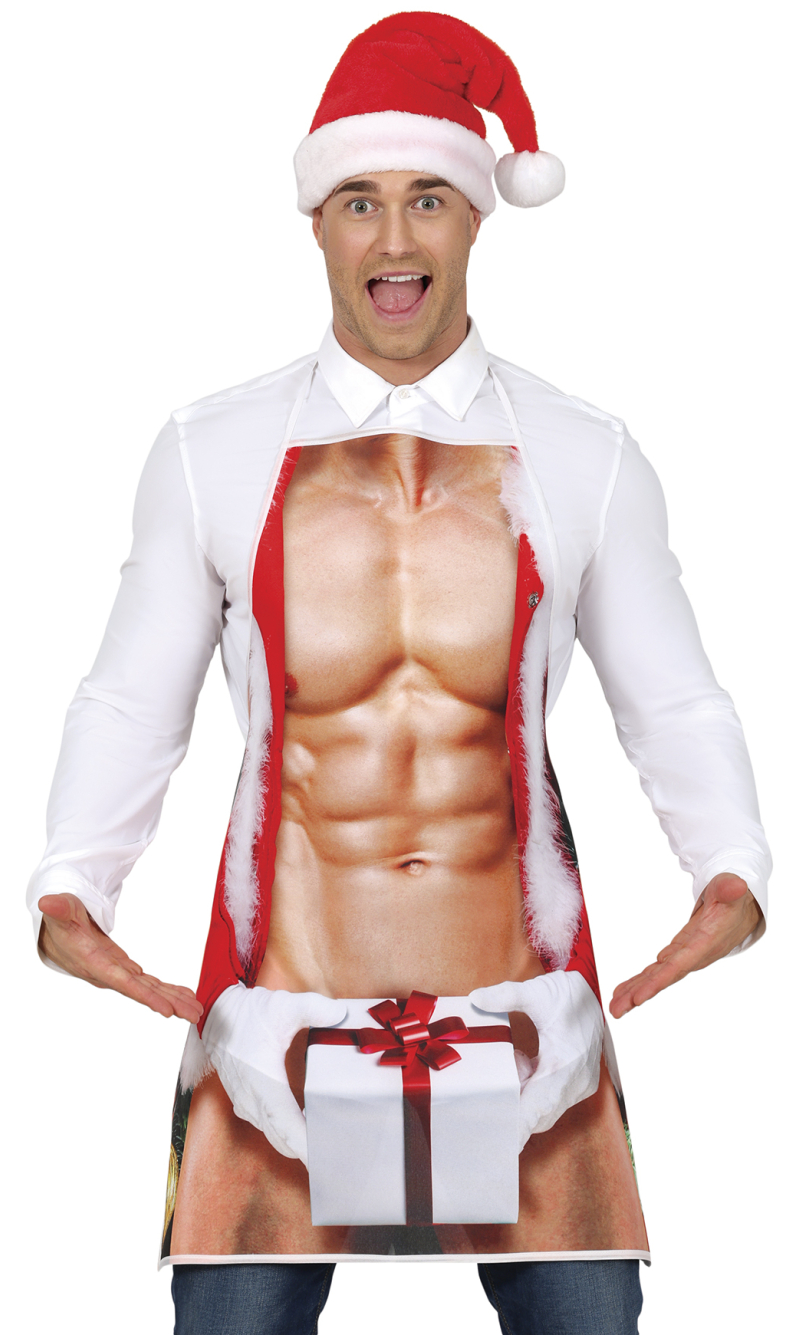Christmas Sexy Santa Apron - Adult One Size