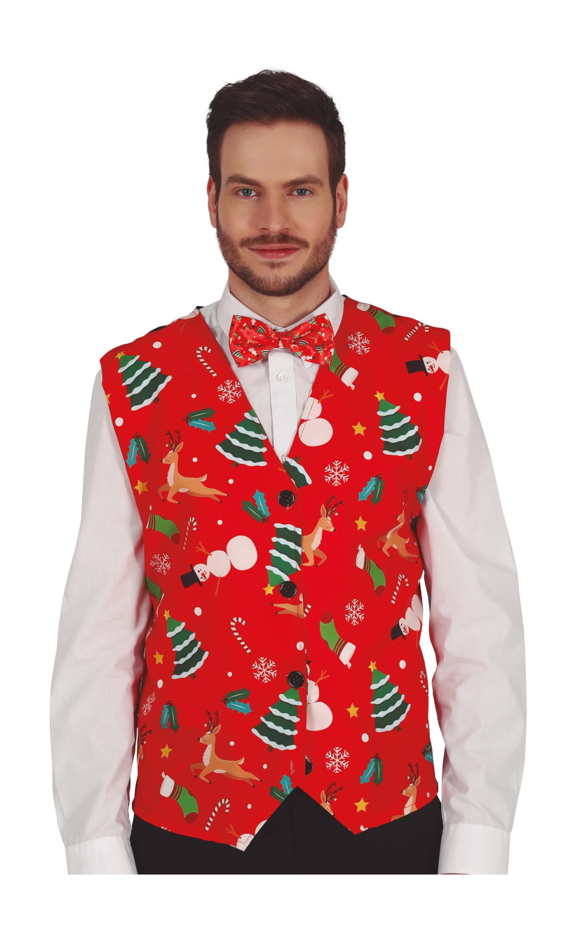 Christmas Male Vest - Adult One Size