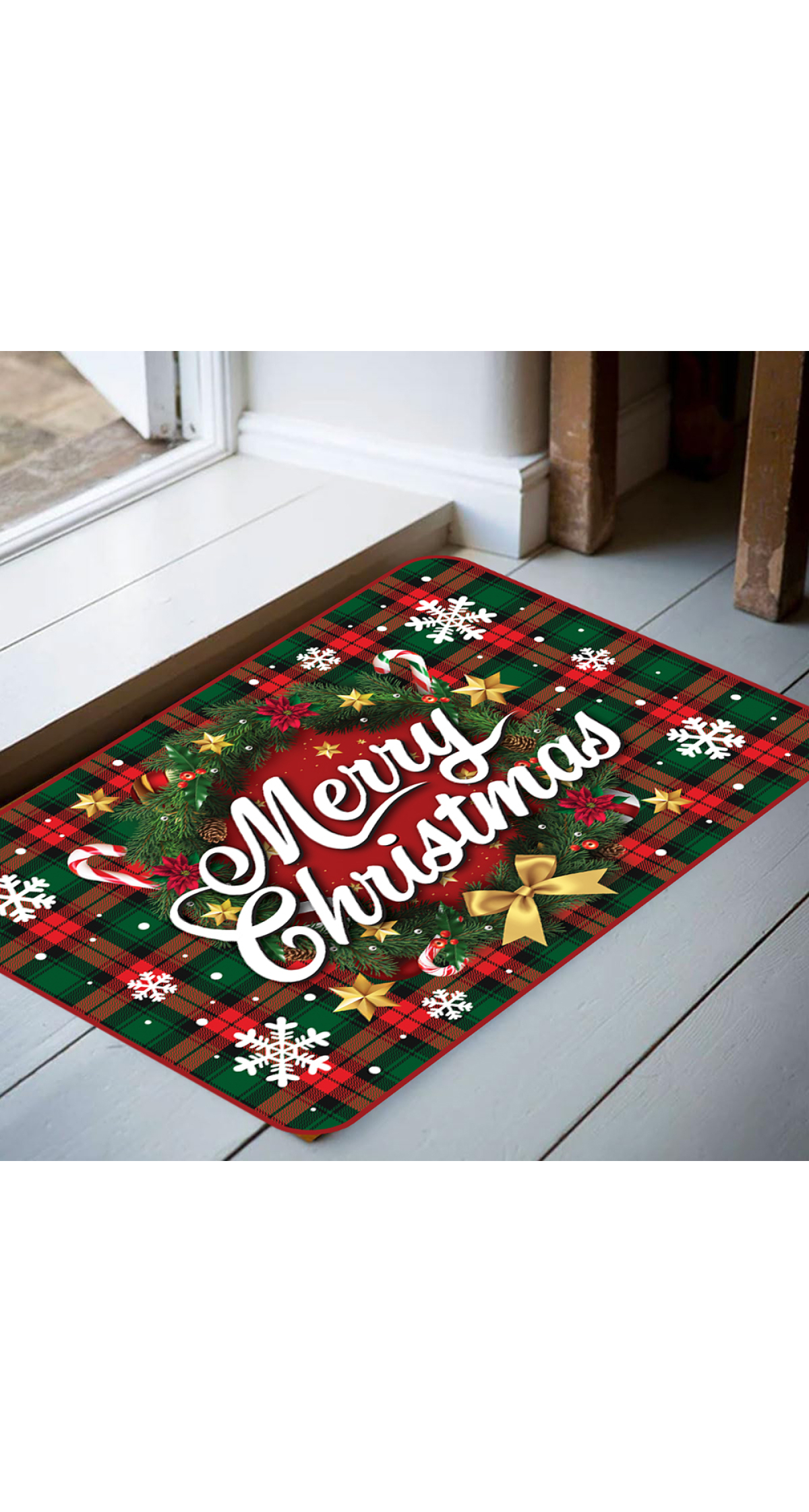 Christmas Doormat Carpet Merry Christmas 60x40cm