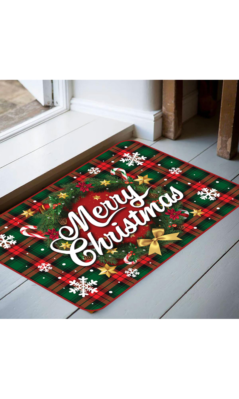 Christmas Doormat Carpet Merry Christmas 60x40cm