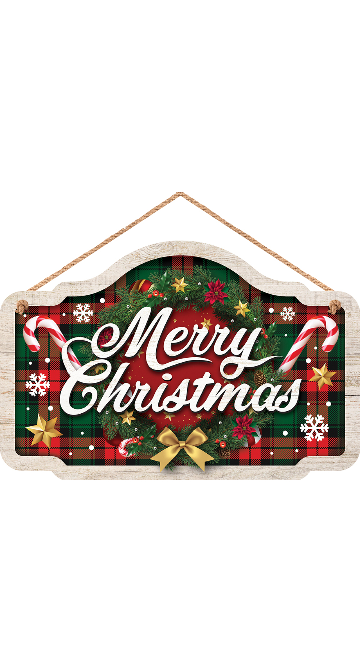 Christmas Sign Merry Christmas 34x19cm