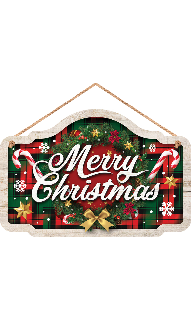 Christmas Sign Merry Christmas 34x19cm