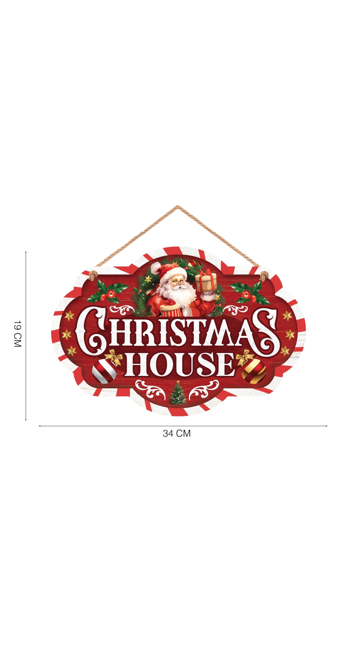 Christmas Sign Christmas House 30x20cm