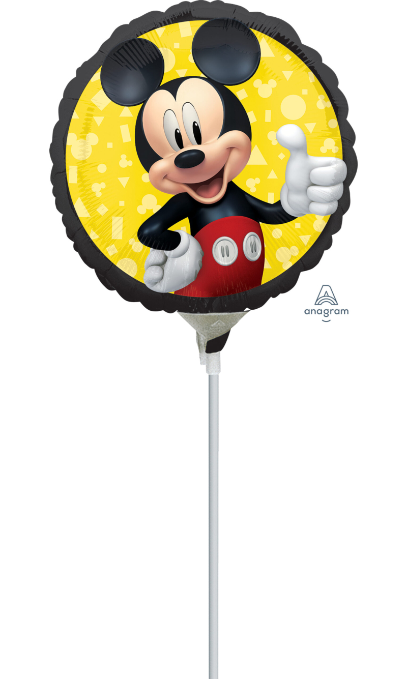 Mickey Mouse Forever Mini Air-Filled Foil Balloon 9" (23cm)
