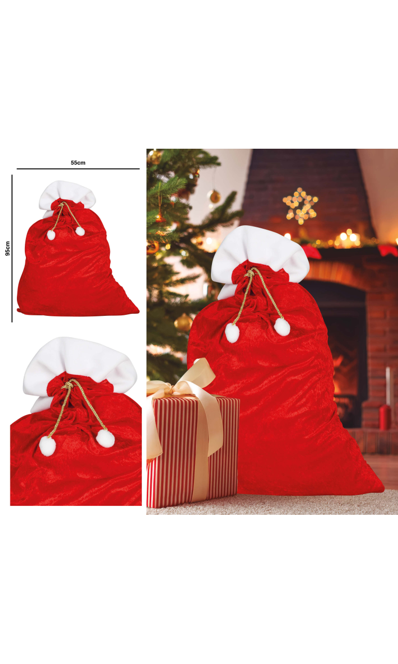 Christmas Santa Sack / Bag 55 x 95cm