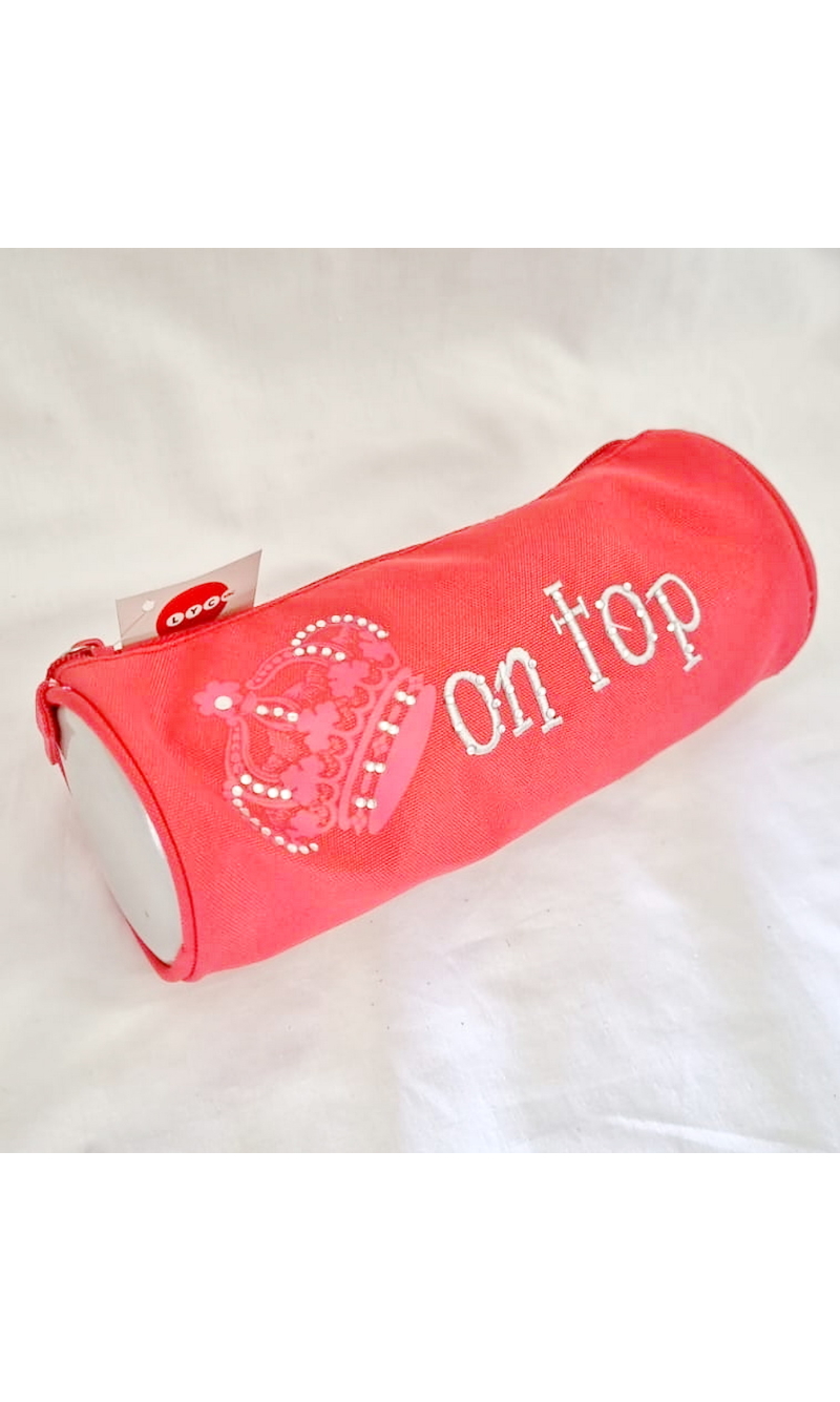 LYC On Top Red Pencil Case - 22x12