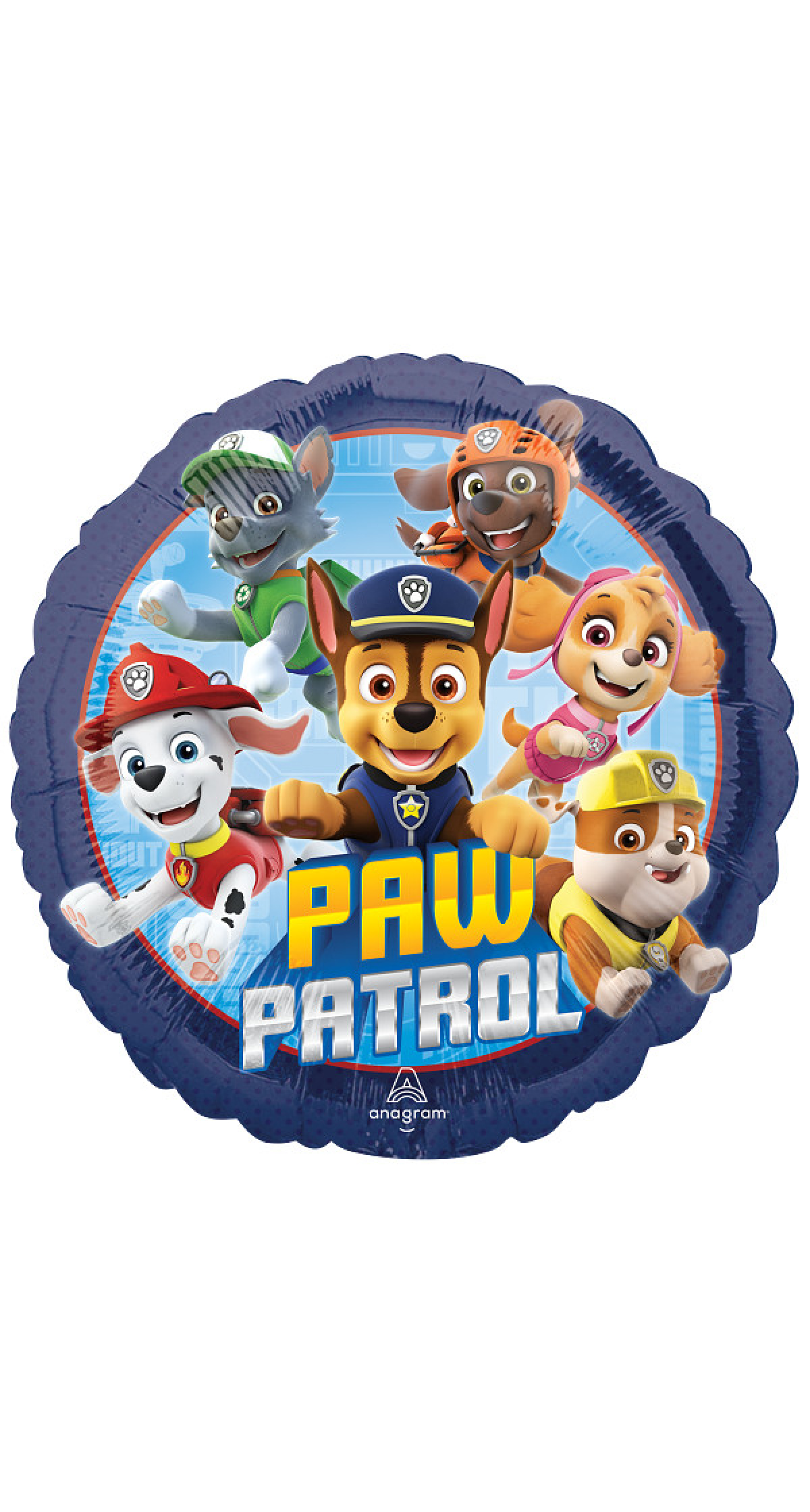 Paw Patrol Standard Circle Foil Balloon 17" (42cm)