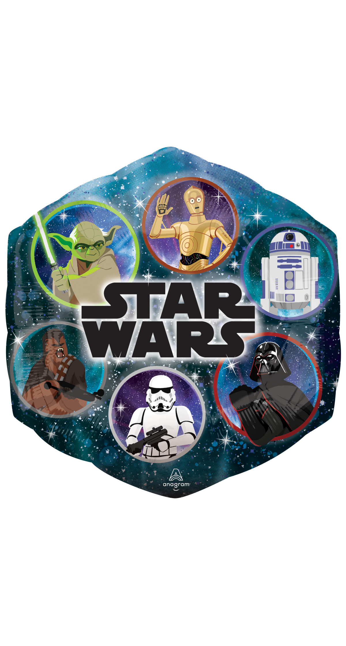 Star Wars Galaxy SuperShape Foil Balloon - 55 x 58cm