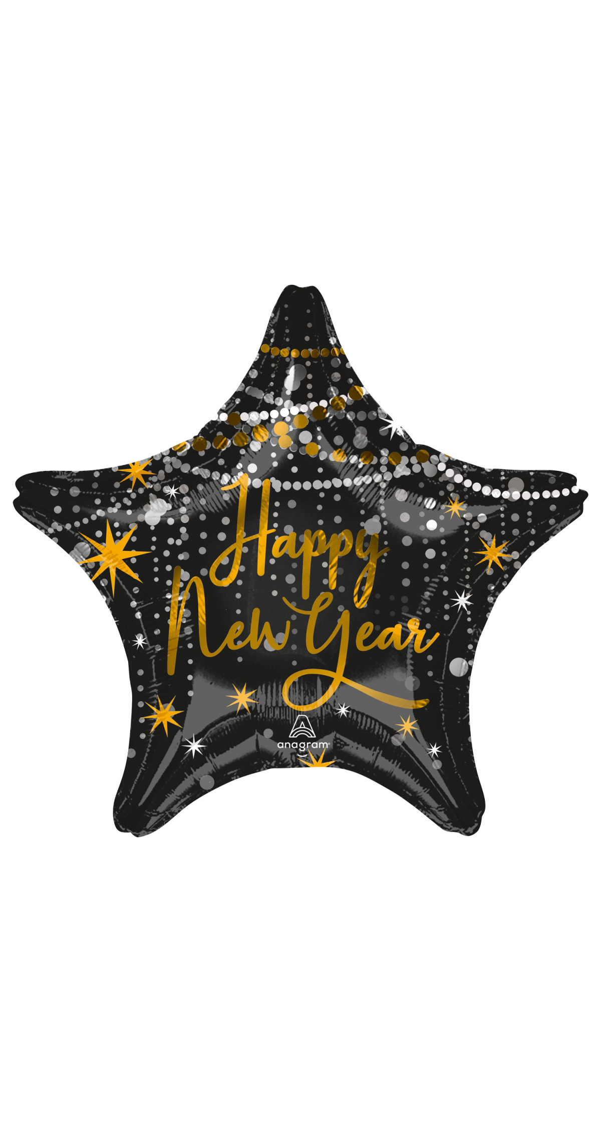 Happy New Year Midnight Hour Foil Balloon - 43cm