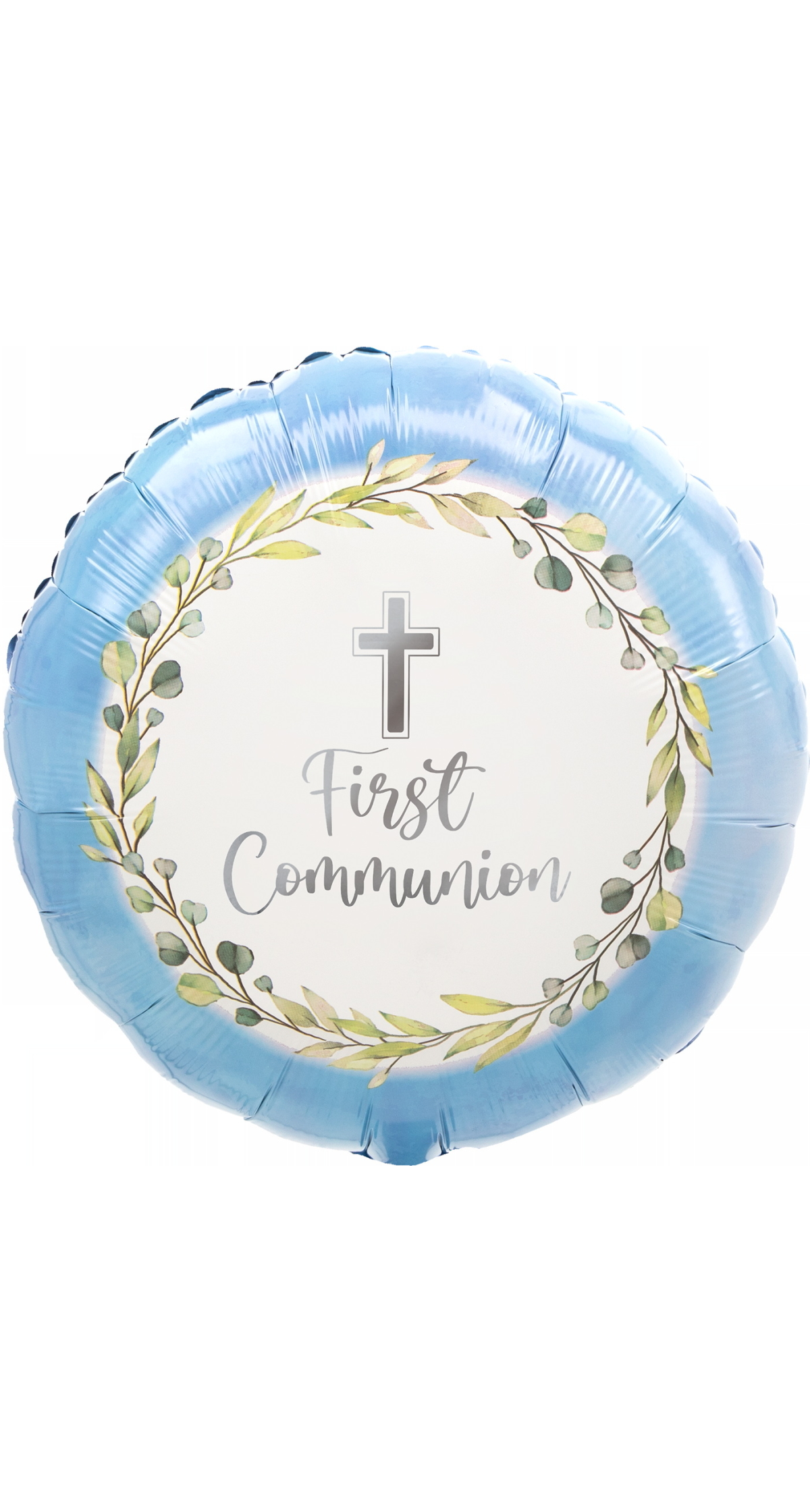 My First Communion Blue Standard Circle Foil Balloon 17" (42cm)