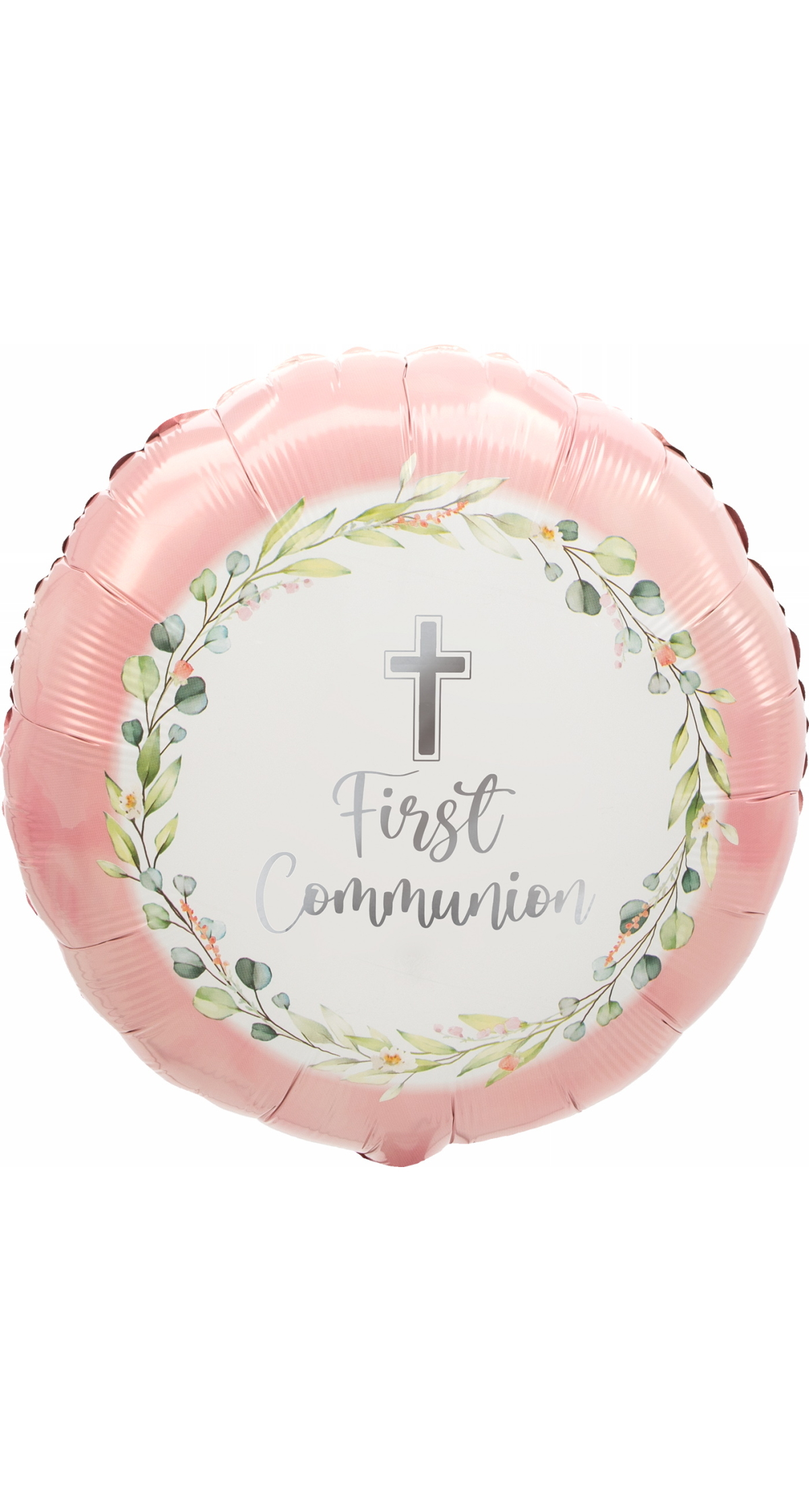 My First Communion Pink Standard Circle Foil Balloon 17" (42cm)