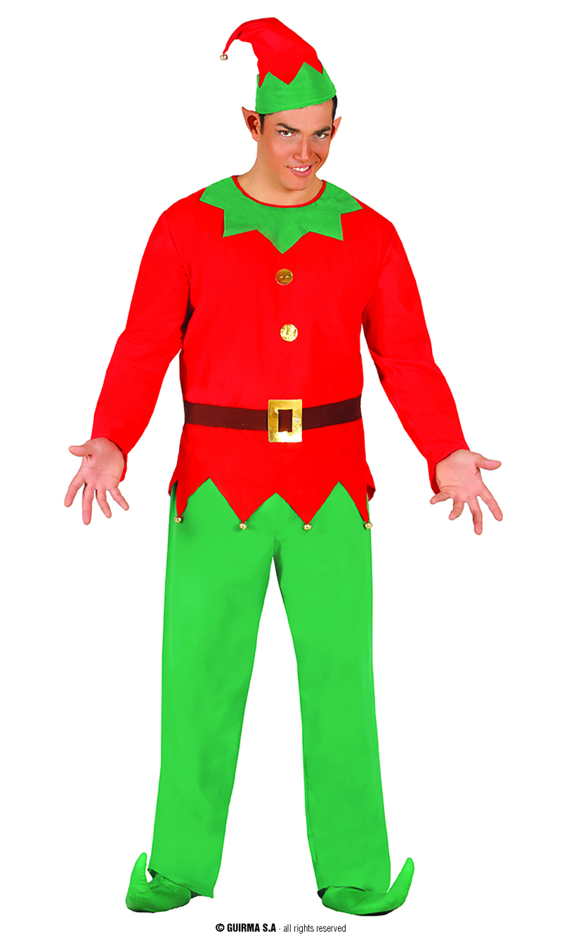 Elf Man (Elfo) – Adult Size Extra Large (54-56) 